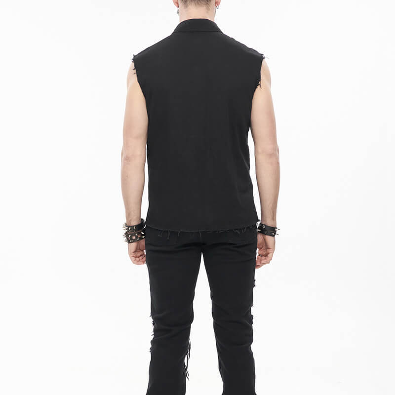 Custom Dark Punk Sleeveless Shirt