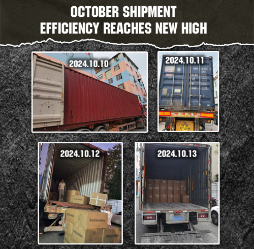 October Shipment Efficiency Reaches New High