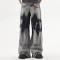 Custom Heavy Wash Wide Leg Pants Punk Jeans | Denim Fabrics | Punk Style | Custom Vintage Pants Manufacturer