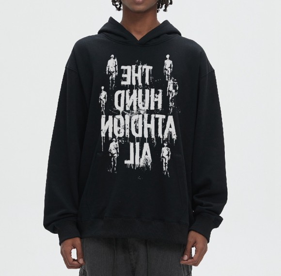 Custom Vintage Punk Hooded Sweatshirt | Cotton Fabric | Punk Style | Vintage Hoodies Manufacturer