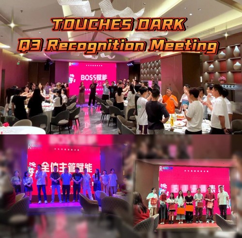 TOUCHES DARK's 3rd Quarter Recognition Meeting!