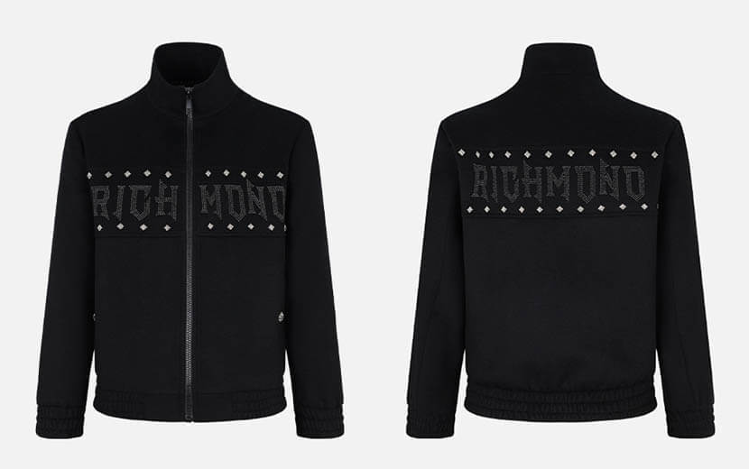 Custom Studded & Rhinestone Fleece Jacket