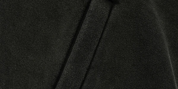 Custom Washed Vintage Fleece Hoodie Details