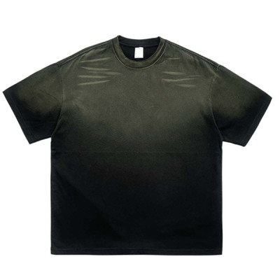 Custom Spray Dye Vintage Solid Color T-Shirt | Streetwear Basic T-Shirts | Basic T-Shirts Manufacturers​