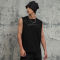 2025 Summer New Leather Applique Embroidered Vest | Dark Street Style | Streetwear Tank Top Manufacturer