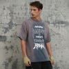 2025 Sommer Neue Stopper Outflap Washed Gradient Do-over Letter Print T-Shirts | Vintage Street Style | Streetwear T-Shirts Hersteller