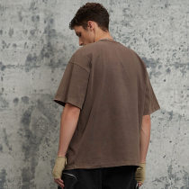 Custom Washed Skull Graphic T-shirts | 305G Heavyweight Cotton Fabric | OEM T-shirts Manufacturer