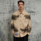 ORI240808 Vintage Jet Color Workwear Long Sleeve Shirt | Vintage Street Style | Streetwear Shirts Manufacturer