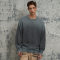 ORI240412 Custom Skeleton Alphabet Embroidered Gradient Crew Knit | Dark Street Style | Streetwear Sweater Manufacturer