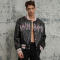 Custom Vintage Street Erased Color Aged Baseball Jacket | Towel Embroidery | PU Leather Fabric