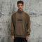 Custom Vintage Trend Patchwork Washed Sweatshirt | Acid Washing & Embroidery | 100% Cotton