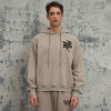ORI240911 Gepolsterter Hoodie mit aufgestickten Knochen und aufgestickter Stickerei, gewaschen | Dunkler Streetstyle | Hersteller von Streetwear-Hoodies
