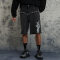 Custom Vintage Street Washed Patchwork Shorts | Acid Washed & Screen Printing | 100% Cotton