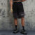 Original Design Hang Dye Vintage Embroidery Cargo Shorts