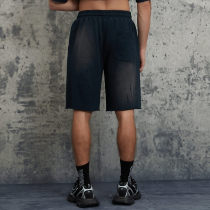 Original Design Vintage Sun Dried Shorts with Old Tattered Hole