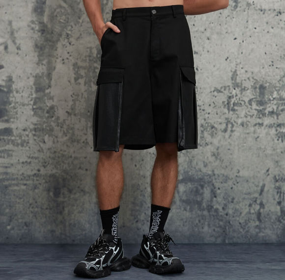 Original Design Vintage Patchwork Cargo Shorts | 100% Cotton Fabrics | Custom Cotton Shorts