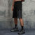 Original Design Oversized Patch Pocket Patchwork Work Shorts