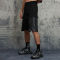 Original Design Oversized Patch Pocket Patchwork Work Shorts