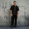 Original Design Custom Cord Fried Snowflake Workwear Kurzarmhemd Set | Vintage Street Style | Streetwear Hemden Set Hersteller