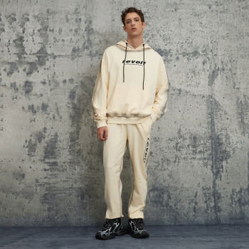 Letter Embroidered Hoodie Sweatpants Set | Custom Hoodie and Sweatpants Set | OEM/ODM