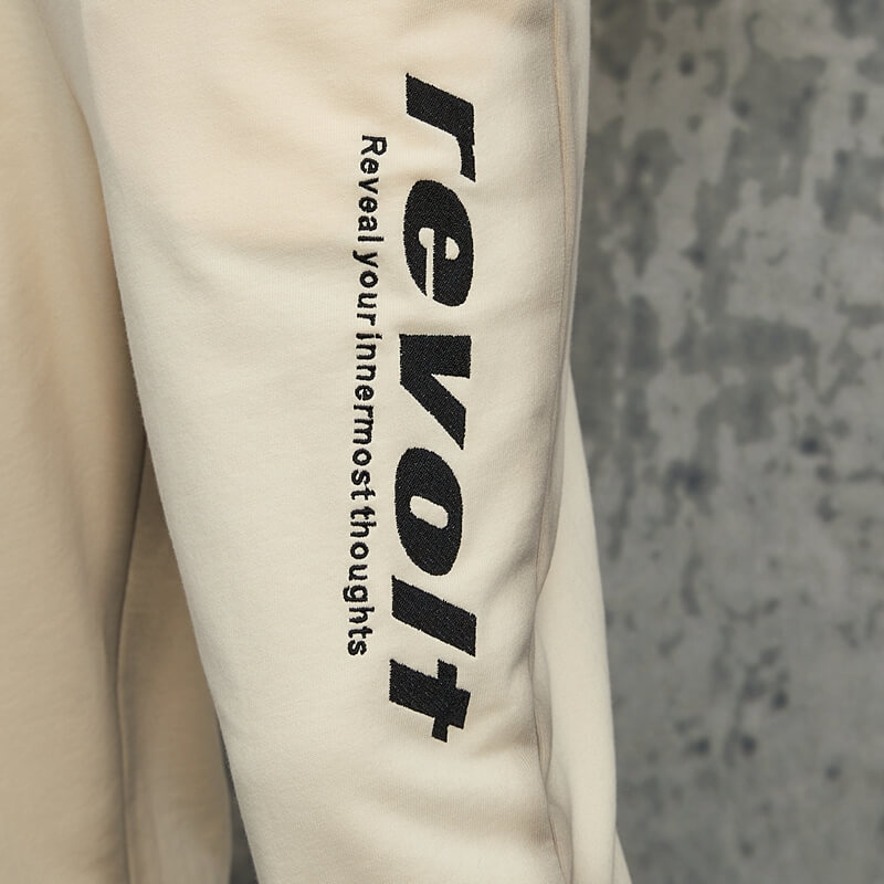 Letter Embroidered Hoodie Sweatpants Set