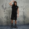 Original Design Embroidered Print Sleeveless Hoodie Set | Embroidery & Appliqué Patch & Rivets
