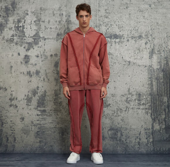 Custom Vintage Street Washed Hoodie Sets | Custom Hoodies & Pants | Acid Washed | 100% Cotton