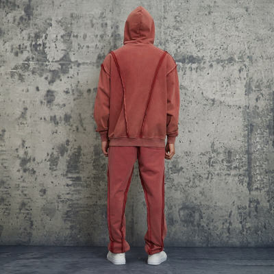 Custom Vintage Street Washed Hoodie Sets | Custom Hoodies & Pants | Acid Washed | 100% Cotton