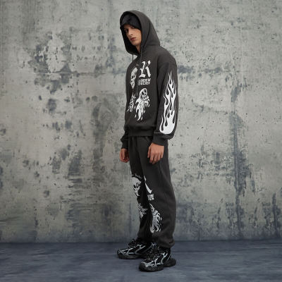 Punk Street Style Hoodie and Sweatpants set | Custom Hoodie and Sweatpants Set | OEM/ODM