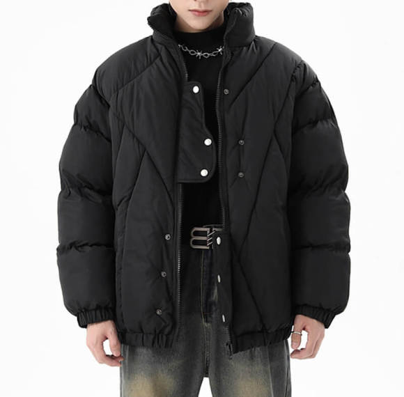 CUS241112ZYF-Y112 Customized Vintage Thickened Warm Bread Coat | Vintage Street Style | Streetwear Cotton Coat Manufacturer