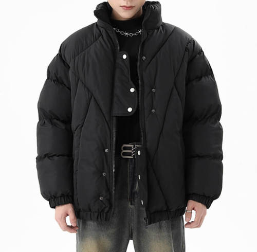 CUS241112ZYF-Y112 Customized Vintage Thickened Warm Bread Coat | Vintage Street Style | Streetwear Cotton Coat Manufacturer