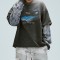 OEM Custom Vintage Checkered Patchwork Long Sleeve T-Shirt | Vintage Street Style | Vintage T-Shirts Manufacturer