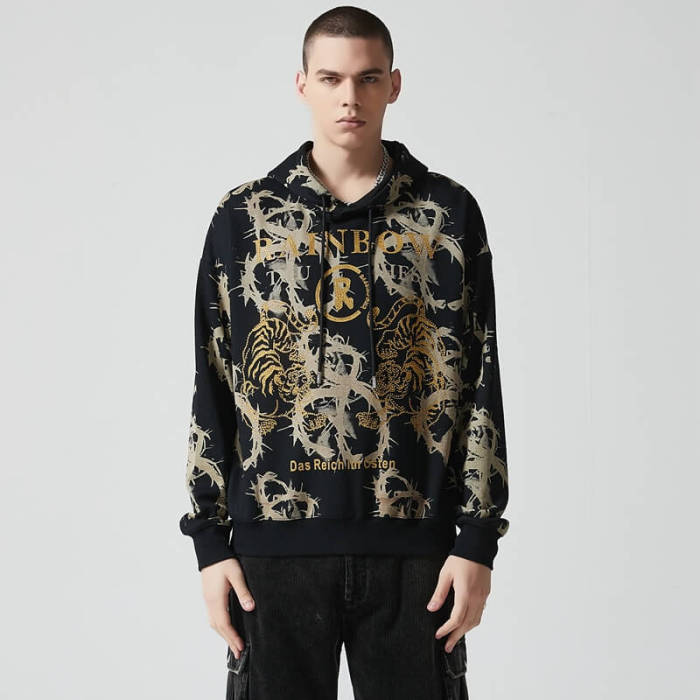 Custom All Over Print Hoodies | Rhinestone | Hooded Sweatshirt | Custom Hoodie with Logo | OEM/ODM