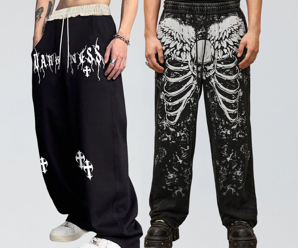 Custom Vintage Casual Pants