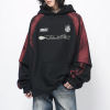 Custom Vintage Gradient Double-Layer Fleece Hoodies | Spray & Screen Printing | Support OEM & ODM
