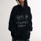 CUS250110103 Dark Street Gothic Print Basic Hoodie | Vintage Street Style | Custom Hoodie Manufacturer | 50 PCS MOQ