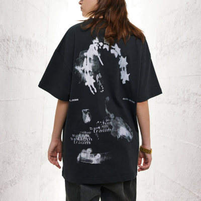 CUS250110103 Heavyweight Cotton Dark Street Printed T-shirt | Dark Street Style | Custom T-shirts Manufacturer | 50 PCS MOQ