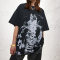 CUS250110103 Heavyweight Cotton Dark Street Printed T-shirt | Dark Street Style | Custom T-shirts Manufacturer | 50 PCS MOQ