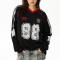 Custom Vintage Digital Sports Jersey Long Sleeve T-Shirt | Washed & DTG | 270G 100% Cotton