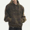 CUS2501MC-8682 Vintage Washed and Aged Denim Hoodie | Vintage Street Style | Custom Hoodies Manufacturer | 50 PCS MOQ