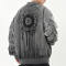CUS2501EX-E2282 Old Wash Print Vintage Baseball Jacket | Vintage Street Style | Custom Hoodies Manufacturer | 50 PCS MOQ