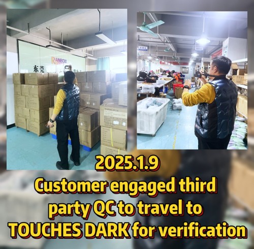 Customer Engages Third Party QC to Visit TOUCHES DARK for Verification