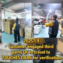 Customer Engages Third Party QC to Visit TOUCHES DARK for Verification