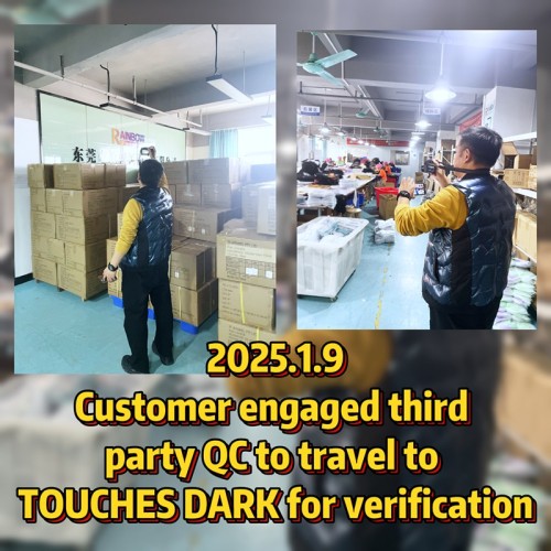 Customer Engages Third Party QC to Visit TOUCHES DARK for Verification