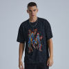Футболка с рисунком Washed Black | Футболки с рисунком Skull на заказ | Snow Washed, DTG, 100% хлопок | Минимальный заказ 50 шт.
