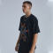 Washed Black Graphic T-shirt | Custom Skull T-shirts | Snow Washed, DTG, 100% Cotton | 50 PCS MOQ