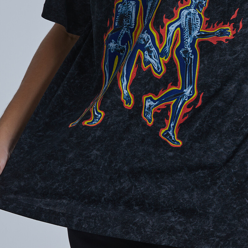 Washed Black Graphic T-shirt