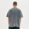 Blanks Gray Snow Washed Short Sleeve Oversized T-Shirt | Vintage Street Style | Oversized Fit | 100% Cotton | 50 PCS MOW