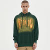 Partially Washed Aged Vintage Street Hoodie | Sun Dried & Slurry Coating Oversized Hooded Sweatshirt