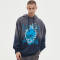 Custom Vintage Gradient Washed Hoodie | Sun Dried & DTG | 100% Cotton Hooded Sweatshirt